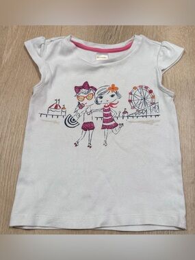 Vintage Gymboree Outlet 2015 Bright Beachy Besties On Boardwalk Shirt Size 5